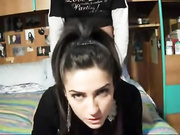 College amateur GF fucked from behind