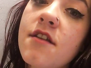 Crazy girl punishes her pussy