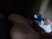 Rubbing my clit and cumming while I get fucked