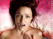 Punk girl nude masturbation for beautiful agony