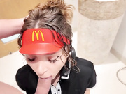 Fucking A Food Service Crew In A Restroom