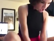 Hot wife bouncing on dick