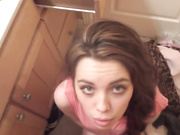 Teen girlfriend loves cumshot