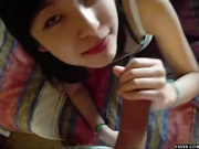 Cutie Asian teen wants a white cock