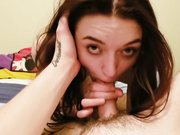 Petite Barely Legal Teen Deepthroat Huge Dick And Rides