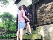 Chubby girlfriend fucked in park