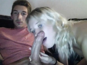 Cute Blonde Sucks Long Dick And Facialized