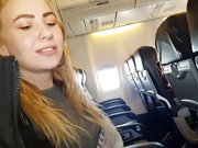 Girlfriend Gives Blowjob While Were On A Plane
